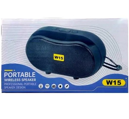 Mini W15 Portable Super bass Speaker and 800mh Batrrery